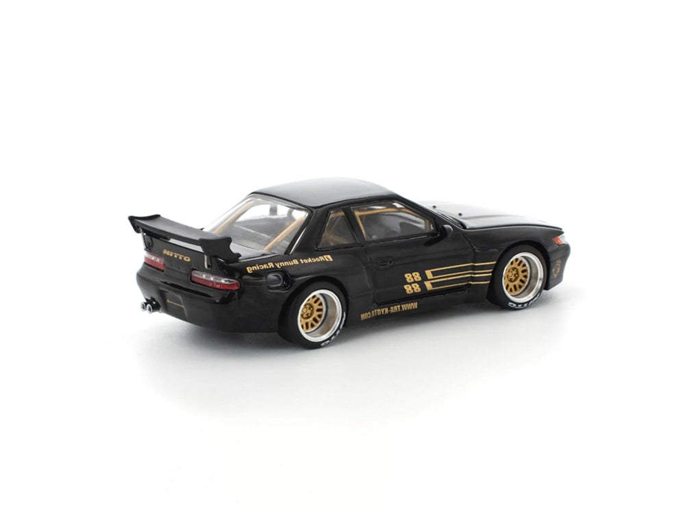 Pop Race 1/64 Pandem Nissan Silvia S13 Black