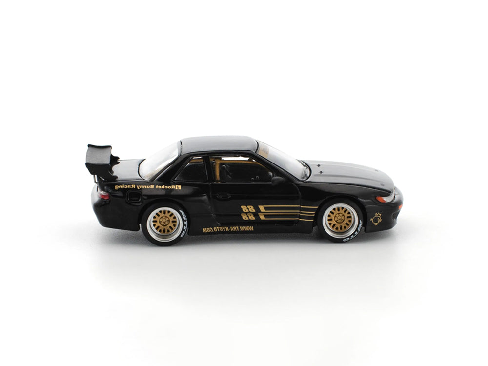 Pop Race 1/64 Pandem Nissan Silvia S13 Black