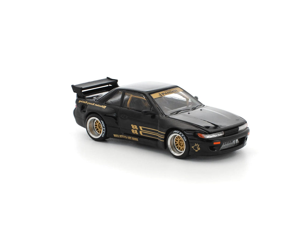 Pop Race 1/64 Pandem Nissan Silvia S13 Black