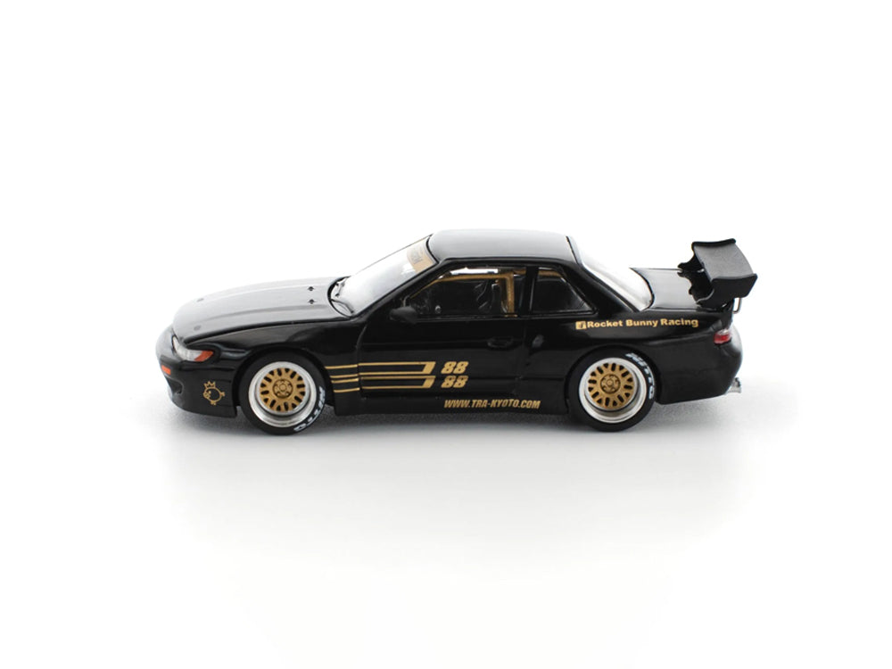 Pop Race 1/64 Pandem Nissan Silvia S13 Black