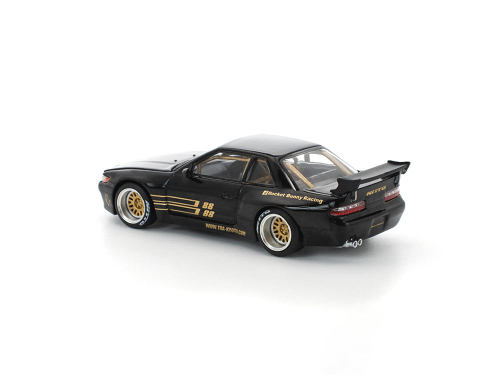 Pop Race 1/64 Pandem Nissan Silvia S13 Black