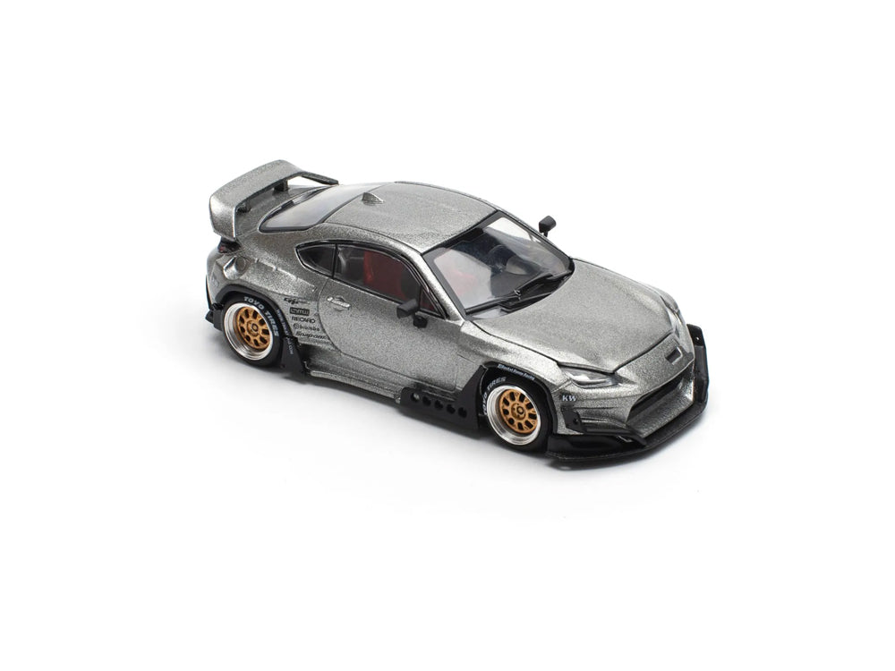Pop Race 1/64 Pandem Toyota GR86 Silver