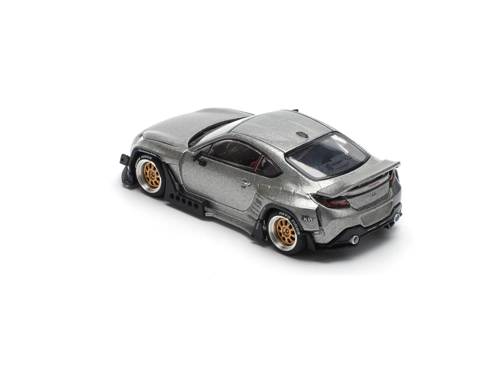 Pop Race 1/64 Pandem Toyota GR86 Silver