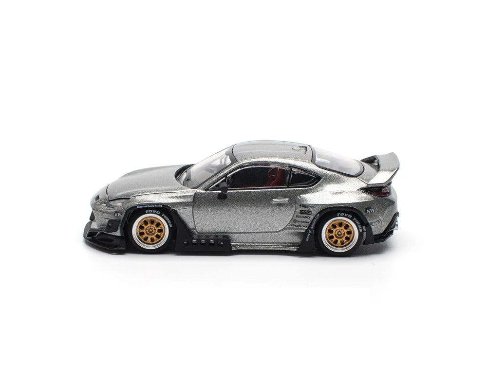 Pop Race 1/64 Pandem Toyota GR86 Silver