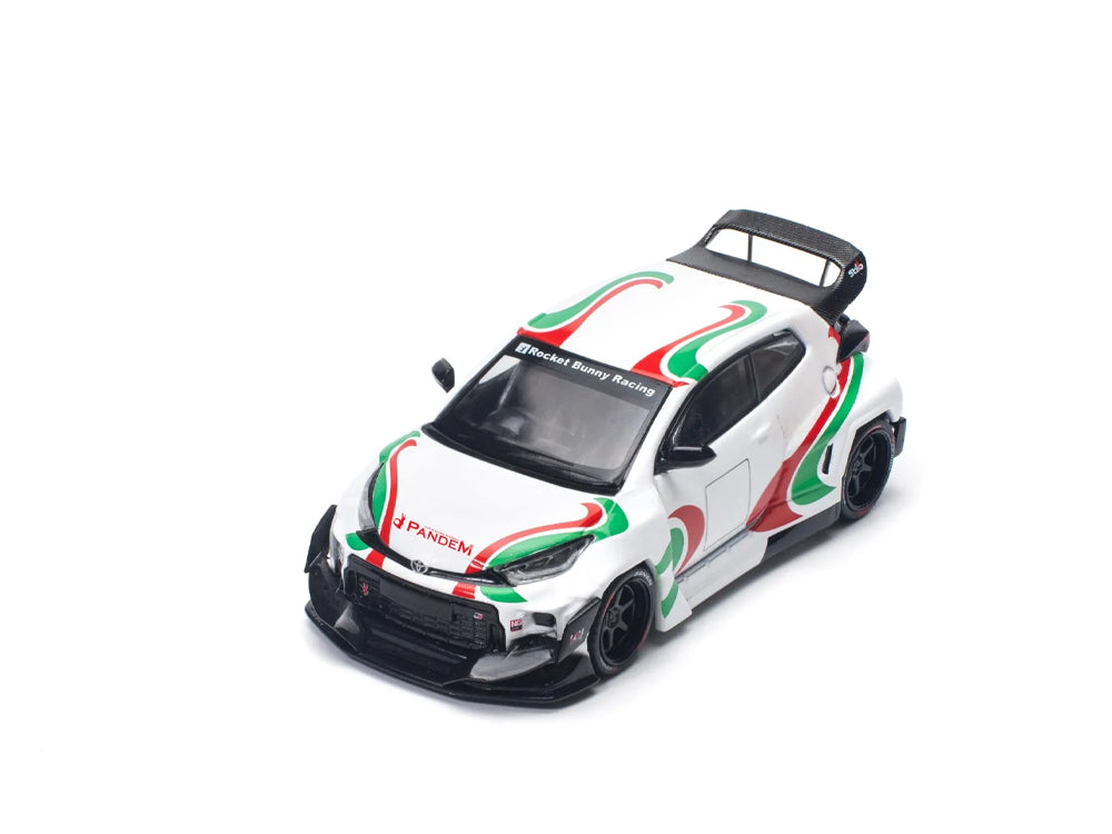 Pop Race 1/64 Pandem Toyota GR Yaris Rally Livery White
