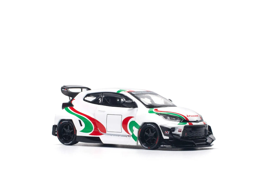 Pop Race 1/64 Pandem Toyota GR Yaris Rally Livery White