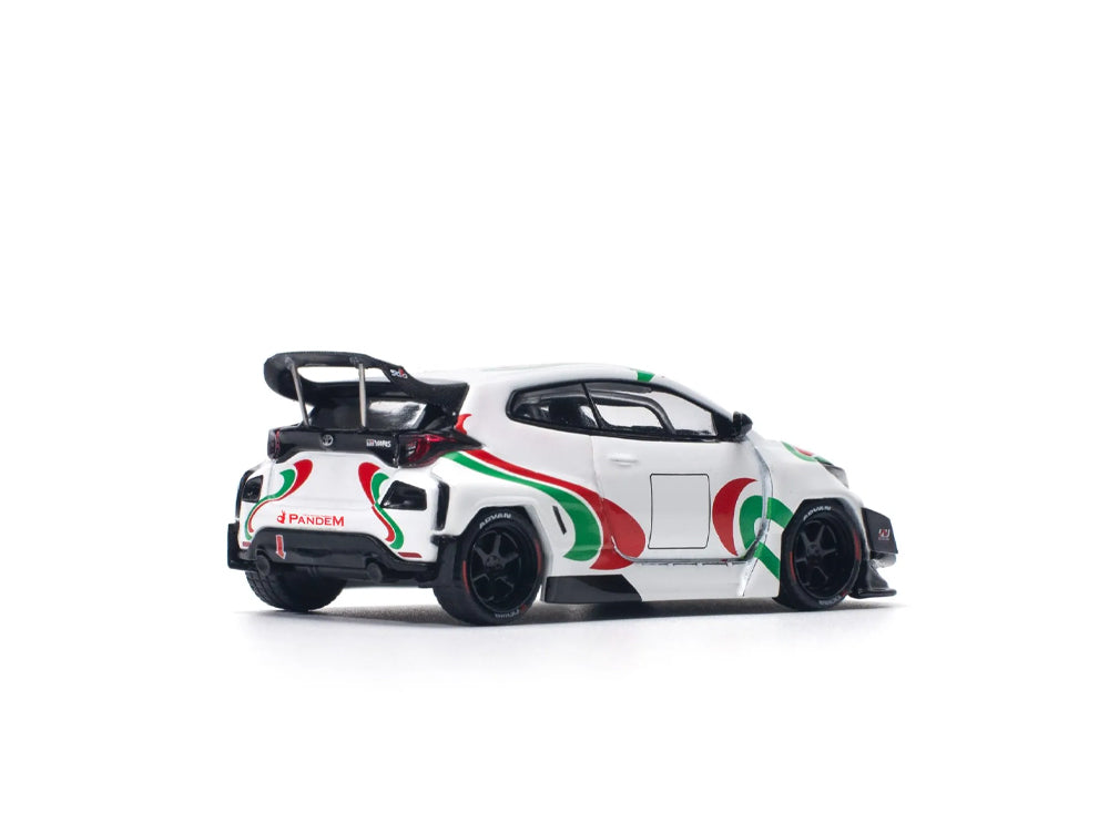Pop Race 1/64 Pandem Toyota GR Yaris Rally Livery White