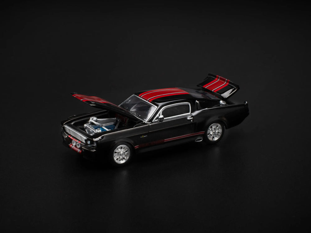 Pop Race 1/64 Shelby Mustang GT500 Dark Chrome