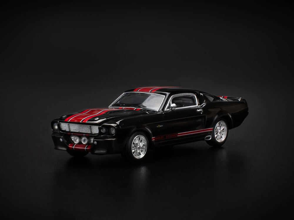 Pop Race 1/64 Shelby Mustang GT500 Dark Chrome