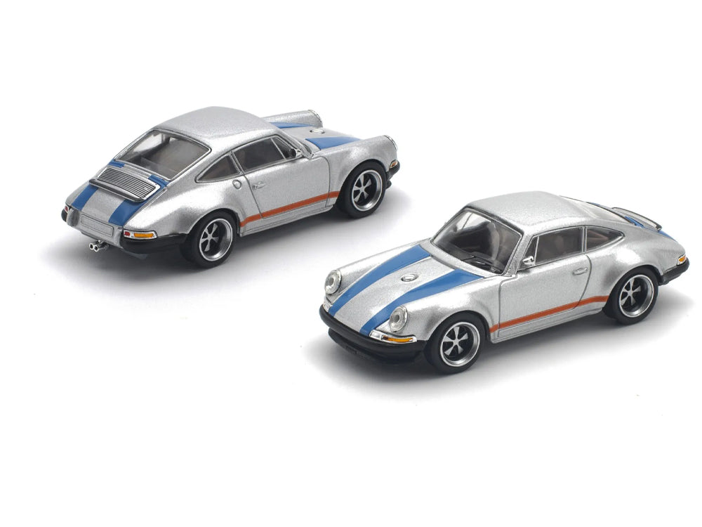 Pop Race 1/64 Singer Silver/Blue