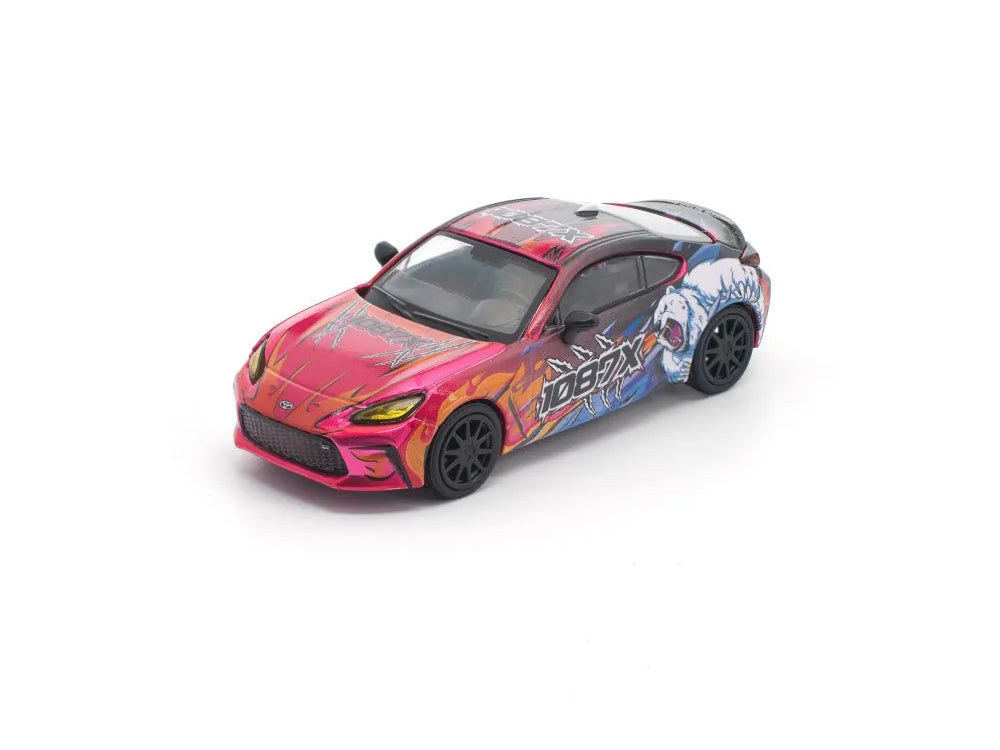 Pop Race 1/64 Toyota GR86 1087x Cup Pink Blue Black