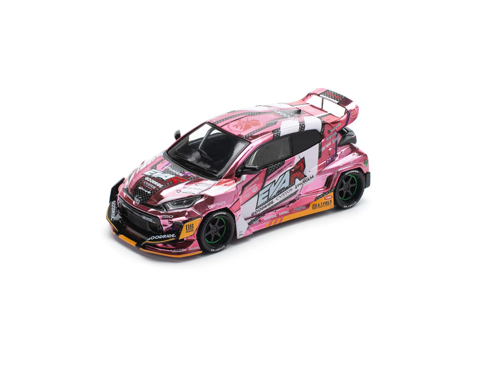 Pop Race 1/64 Toyota GR Yaris EVA RT Production Model Custom Type-08 Good Ridge Pink