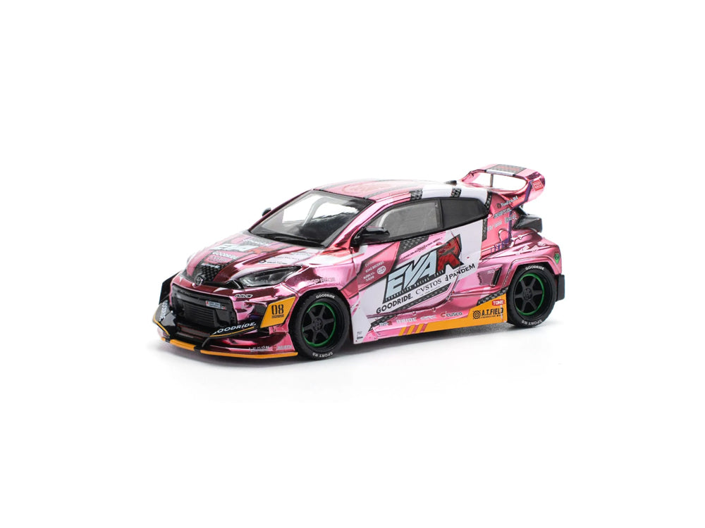 Pop Race 1/64 Toyota GR Yaris EVA RT Production Model Custom Type-08 Good Ridge Pink