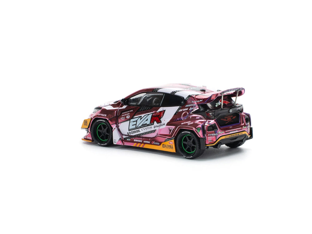 Pop Race 1/64 Toyota GR Yaris EVA RT Production Model Custom Type-08 Good Ridge Pink