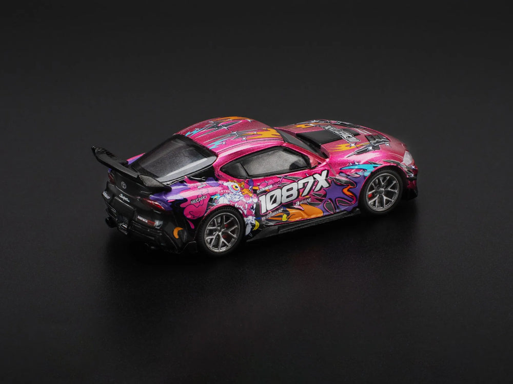 Pop Race 1/64 Toyota Supra GR A90 Darwin Pro 66G WWK 1087X Lion Dance