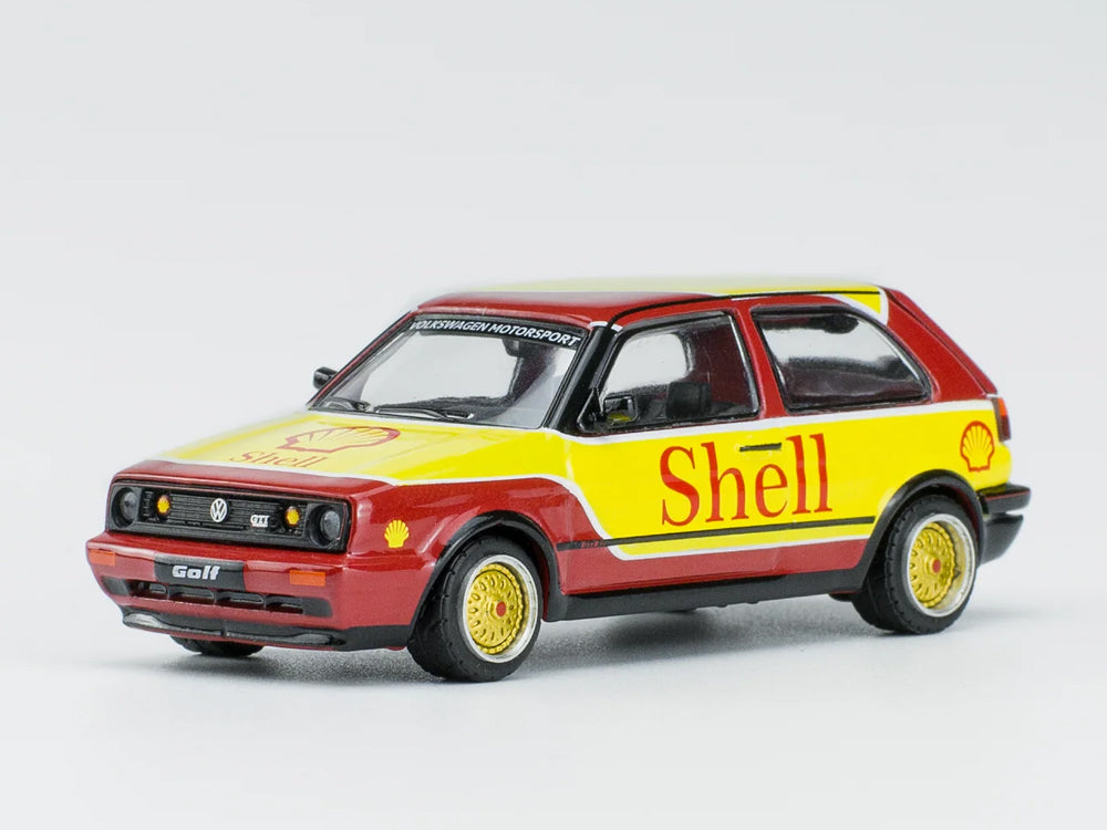 Pop Race 1/64 Volkswagen Golf GTI Mk2 Shell Livery - Diecast Toyz Australia