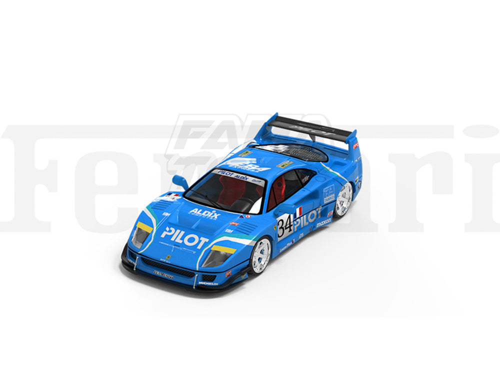 SUPCAR 1/64 Ferrari F40 Blue Racing Livery