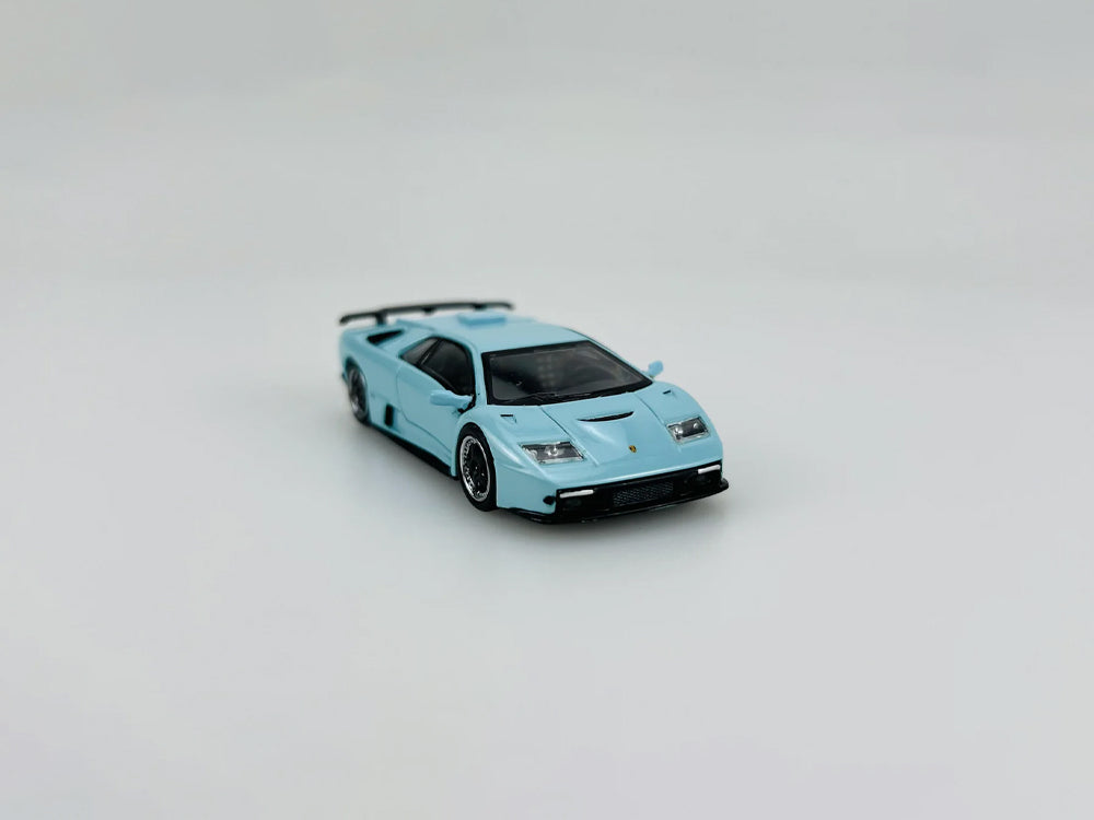 Stance Hunters 1/64 Lamborghini Diablo GT Tiffany Blue