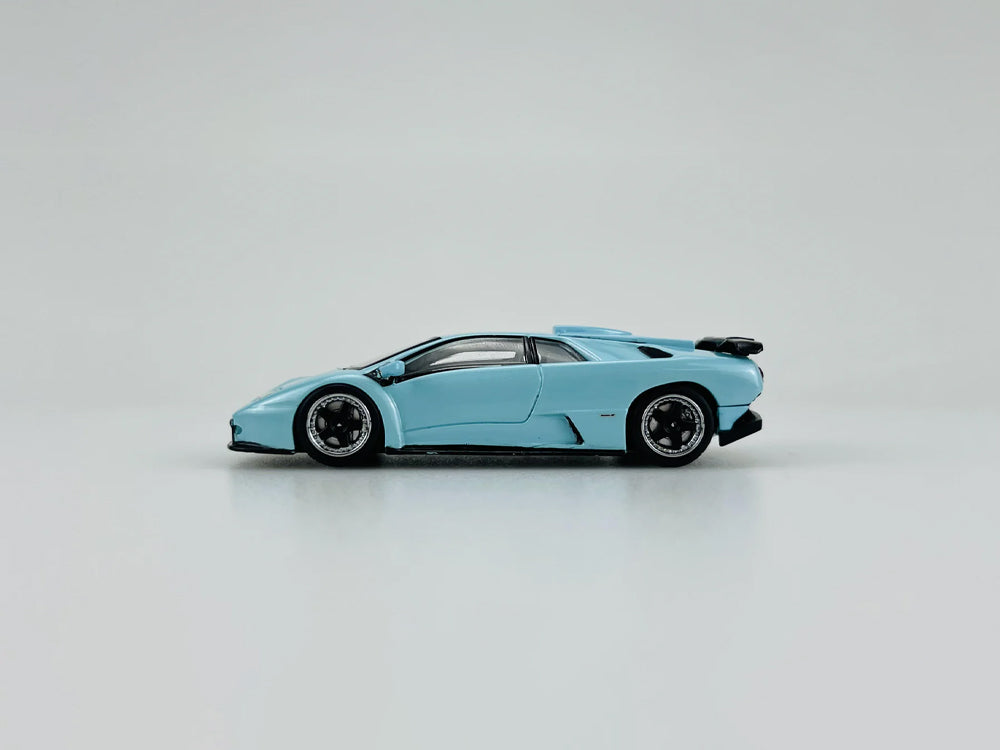 Stance Hunters 1/64 Lamborghini Diablo GT Tiffany Blue