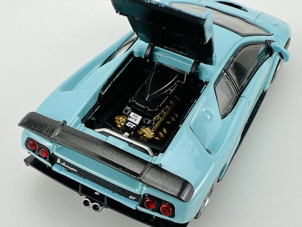 Stance Hunters 1/64 Lamborghini Diablo GT Tiffany Blue