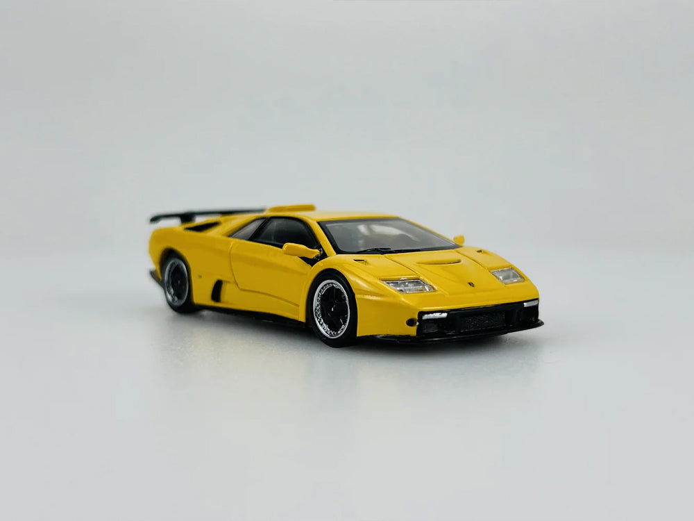 Stance Hunters 1/64 Lamborghini Diablo GT Yellow