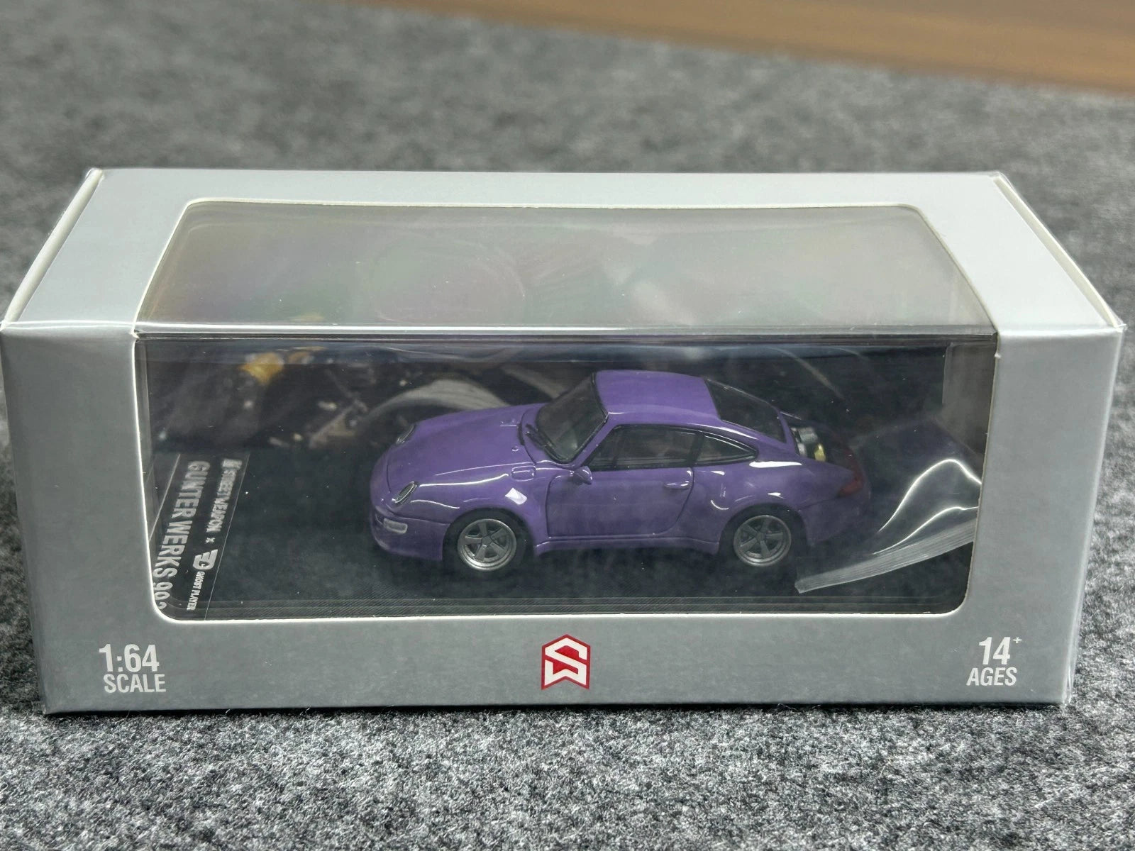 Street Weapon 1/64 Gunther Werks 991 Remastered Dark Purple Coupe