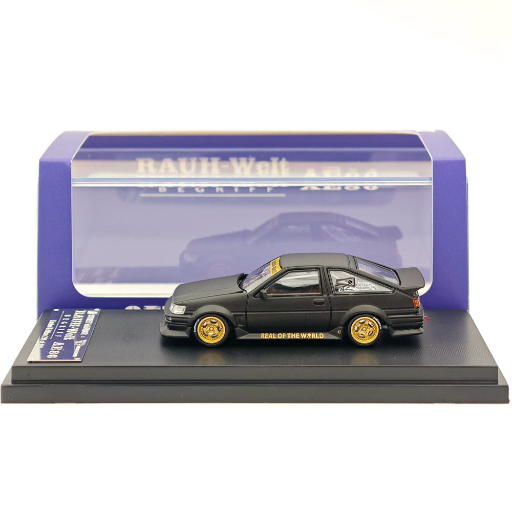 Street Weapon 1/64 RWB Toyota AE86 Matte Black