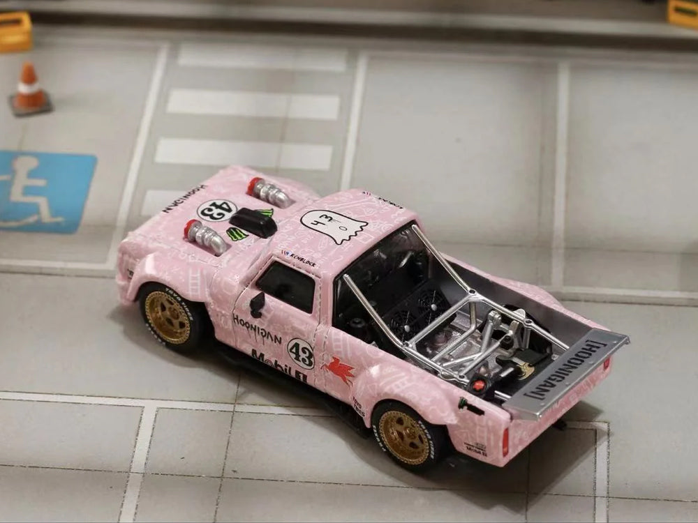 Street Weapon 1/64 1977 F-150 Hoonitruck Tianmen Pink Monster Livery