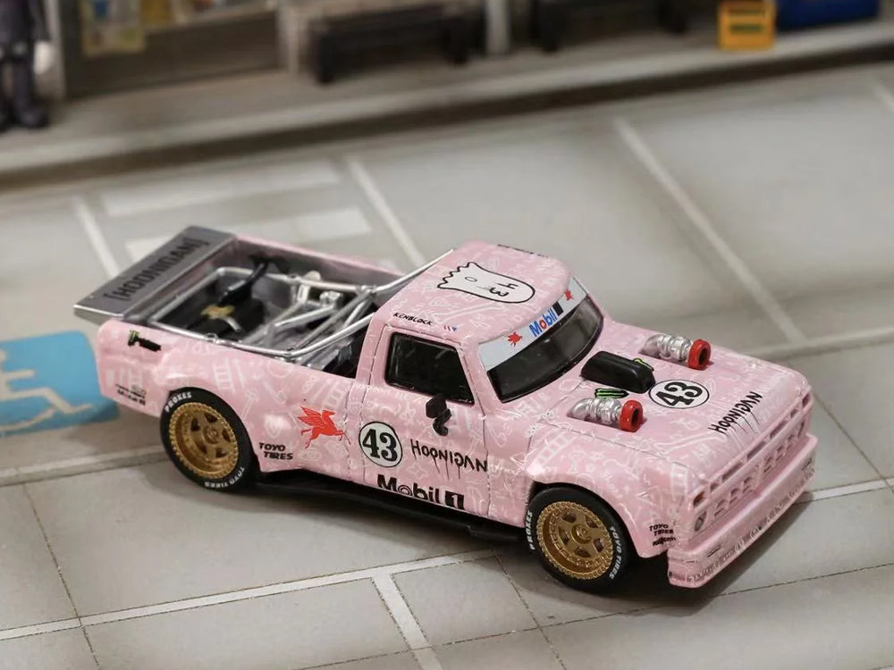 Street Weapon 1/64 1977 F-150 Hoonitruck Tianmen Pink Monster Livery