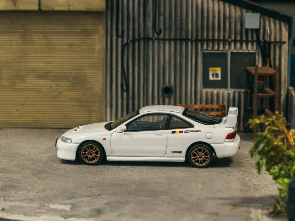 Tarmac Works 1/64 Honda Integra Type R DC2 Mugen Championship White - Diecast Toyz Australia