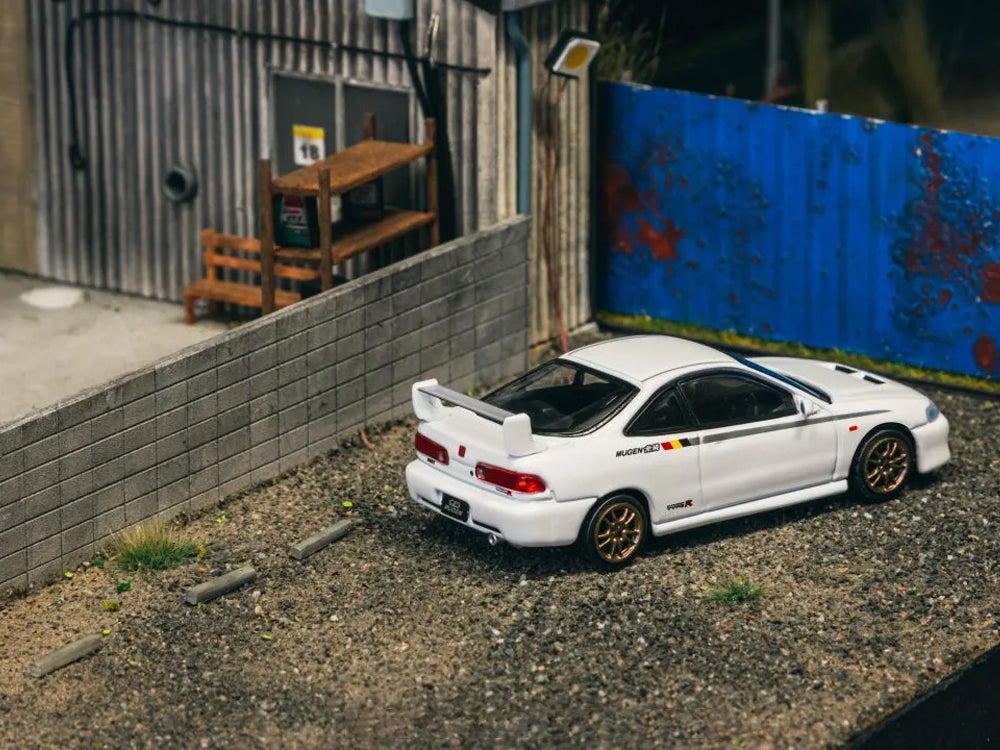 Tarmac Works 1/64 Honda Integra Type R DC2 Mugen Championship White - Diecast Toyz Australia