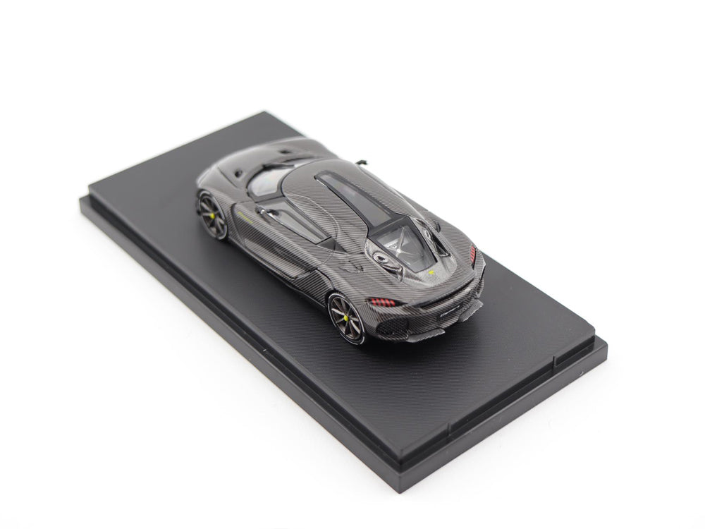 TPC 1/64 Koenigsegg Gemera Carbon Black - Diecast Toyz Australia