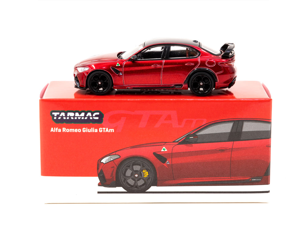 Tarmac Works 1/64 Alfa Romeo Giulia GTAm Metallic Red - Diecast Toyz Australia