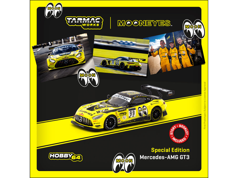 Tarmac Works 1/64 Mercedes AMG GT3 Indianapolis 8 Hour Craft Bamboo Racing - Diecast Toyz Australia