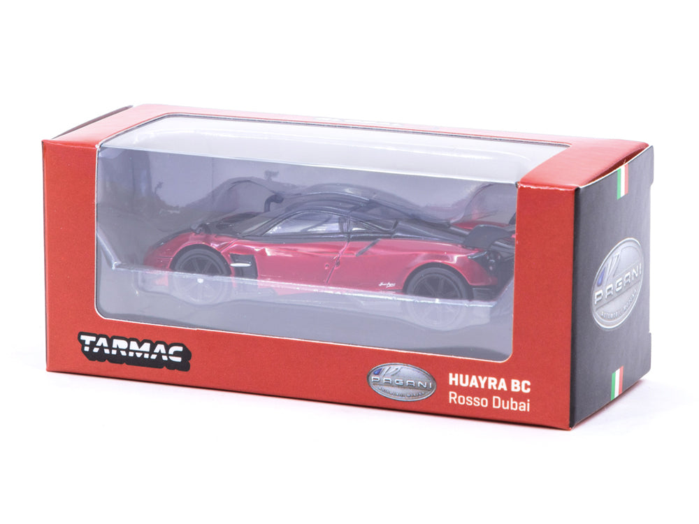 Tarmac Works 1/64 Pagani Huayra BC Rosso Dubai - Chase Version - Diecast Toyz Australia