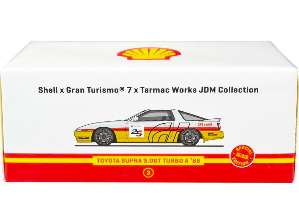 Tarmac Works 1/64 Toyota Supra 3.0 GT Turbo 1988 Model Shell Livery - Diecast Toyz Australia