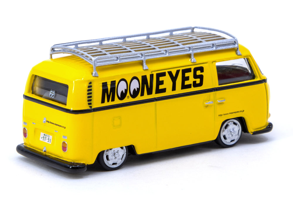 Tarmac Works Volkswagen Type II Panel Van Mooneyes with Roof Rack - Diecast Toyz Australia