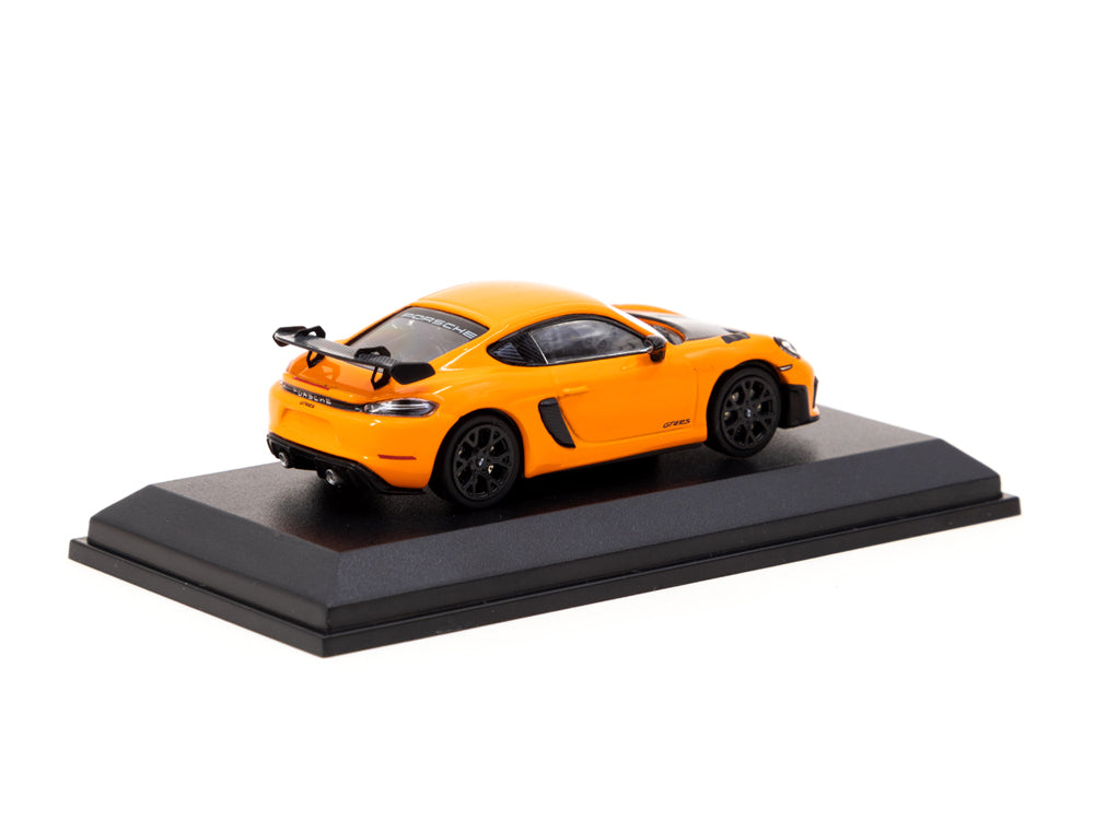 Tarmac Works 1/64 Porsche Cayman GT4 RS GT Pastel Orange - Diecast Toyz Australia