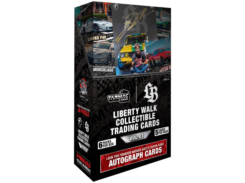 Tarmac Cards Liberty Walk Collectible Trading Cards Vol.01 Box Set - Diecast Toyz Australia