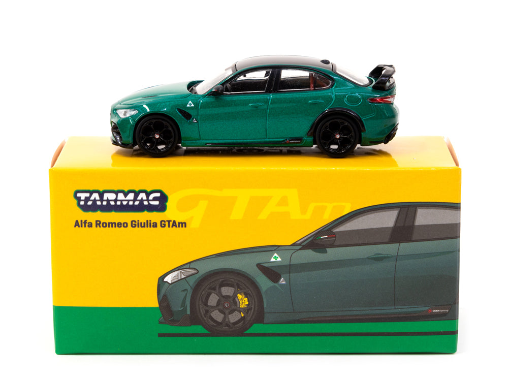 Tarmac Works 1/64 Alfa Romeo Giulia GTAm Metallic Green - Diecast Toyz Australia