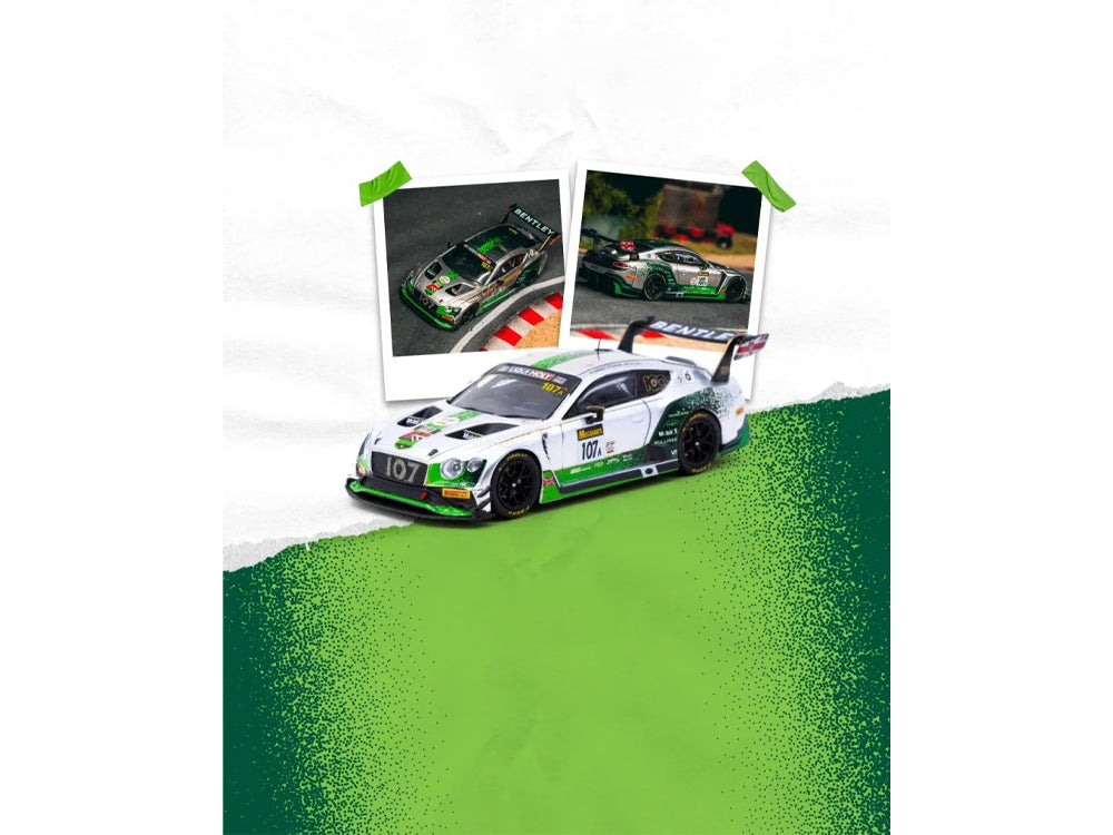 Tarmac Works 1/64 Bentley Continental GT3 Bathurst 12Hrs 2019 Silver/Green
