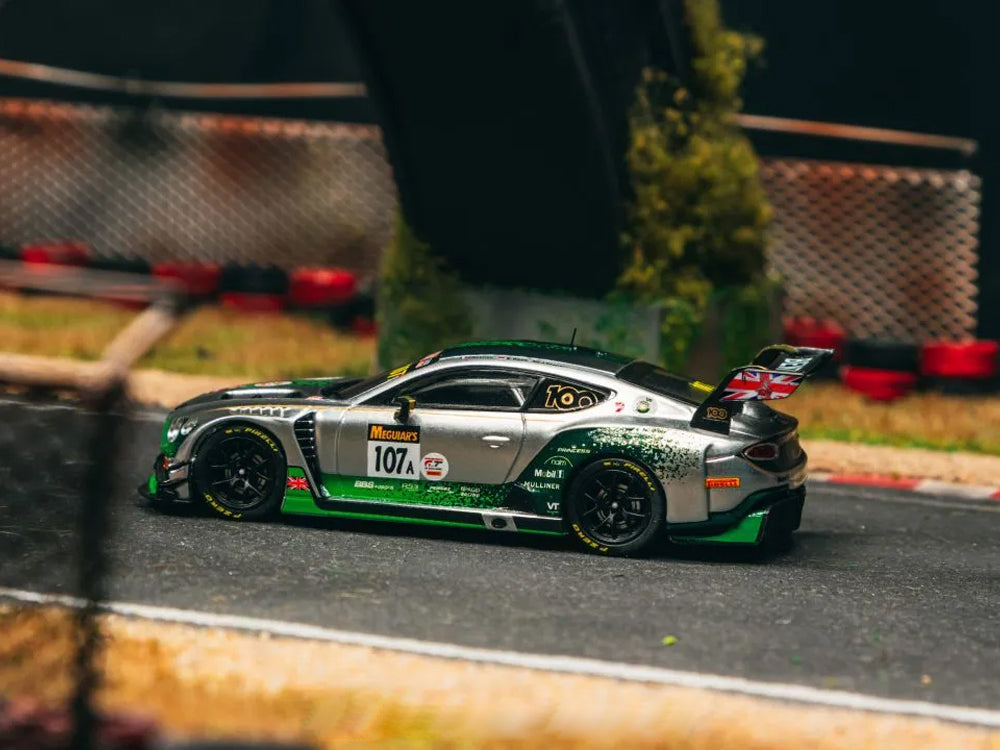 Tarmac Works 1/64 Bentley Continental GT3 Bathurst 12Hrs 2019 Silver/Green