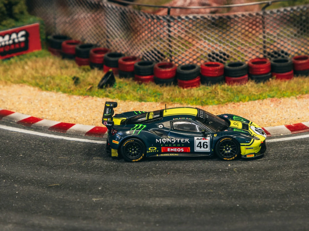 Tarmac Works 1/64 Ferrari 488 GT3 Gulf 12 hours 2019 - V.Rossi/A.Salucci/L.Marini