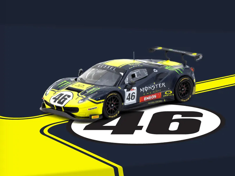 Tarmac Works 1/64 Ferrari 488 GT3 Gulf 12 hours 2019 - V.Rossi/A.Salucci/L.Marini