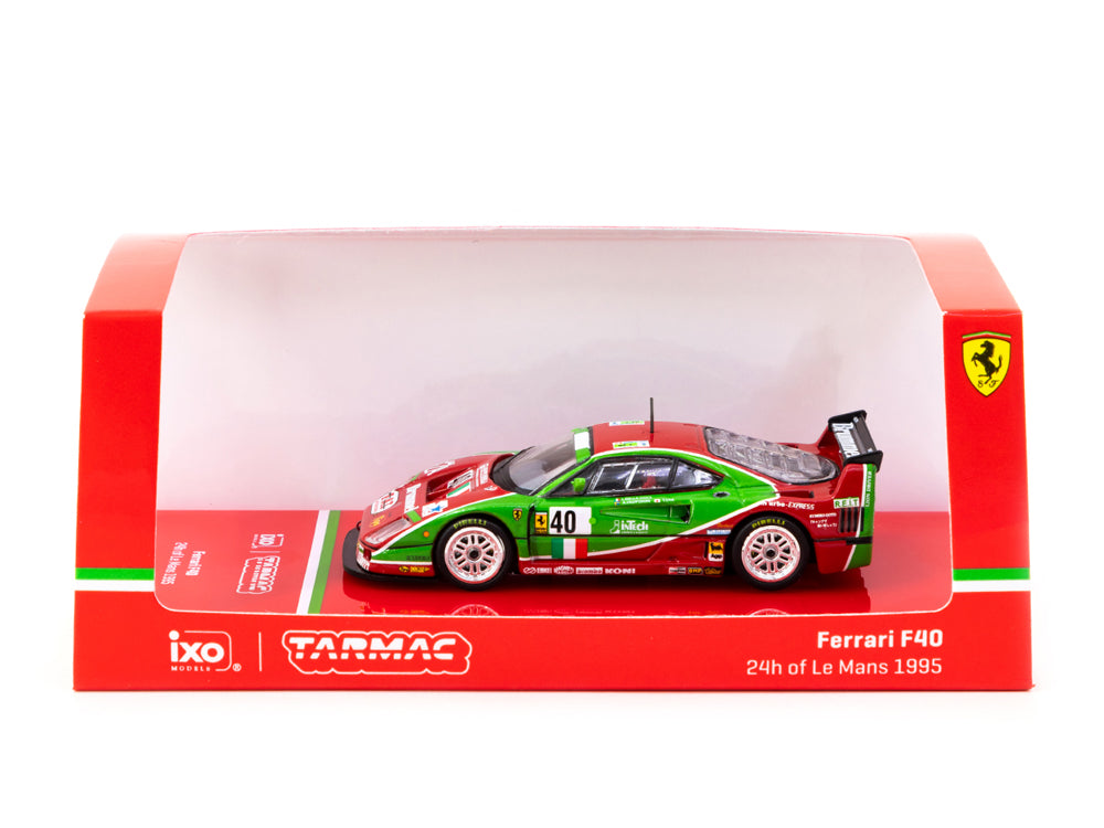 Tarmac Works 1/64 Ferrari F40 LM 24 Hour Le Mans 1995 - A. Olofsson / L. Della Noce / T. Ota - Diecast Toyz Australia