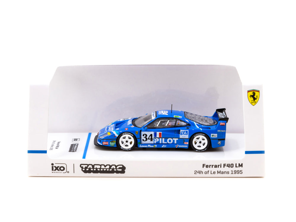 Tarmac Works 1/64 Ferrari F40 LM 24 Hour Le Mans 1995 - M. Ferté / O. Thévenin / C. Palau - Diecast Toyz Australia