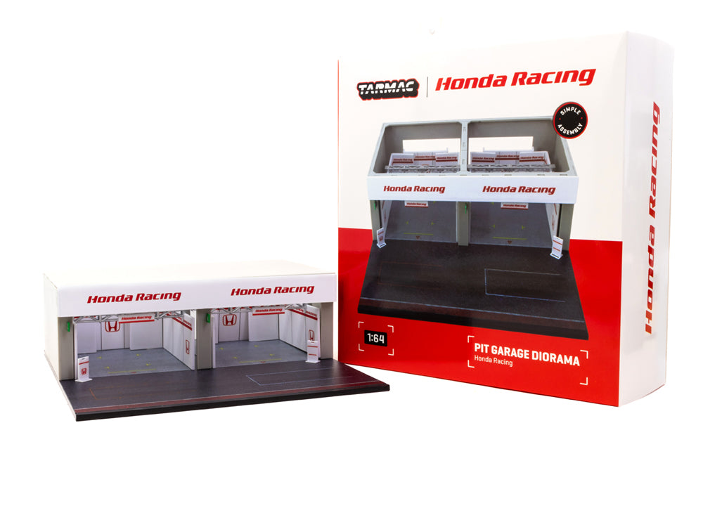 Tarmac Works 1/64 Honda Racing Pit Garage Diorama - Diecast Toyz Australia