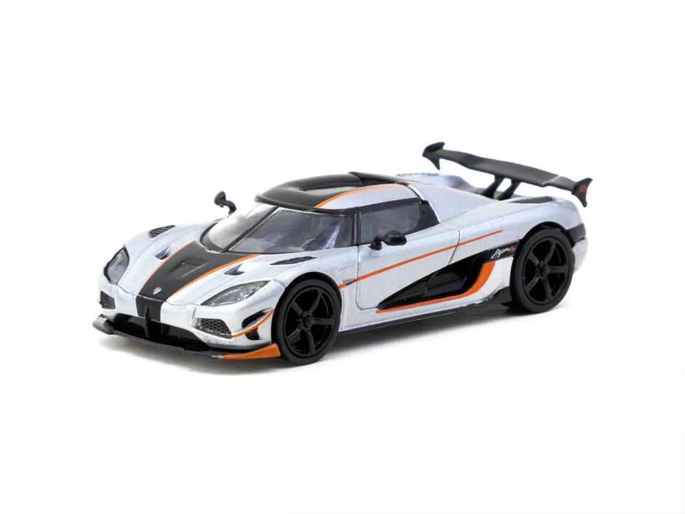 Tarmac Works 1/64 Koenigsegg Agera RS Moon Silver/Black