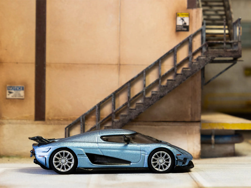 Tarmac Works 1/64 Koenigsegg Regera Light Blue Metallic