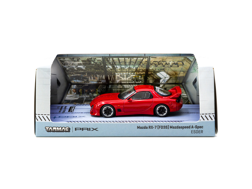 Tarmac Works 1/64 Mazda RX7 FD3S Mazdaspeed A-Spec ESDER Red